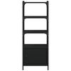 vidaXL 3-poziomowy regał na książki, czarny, 41x30x109,5 cm