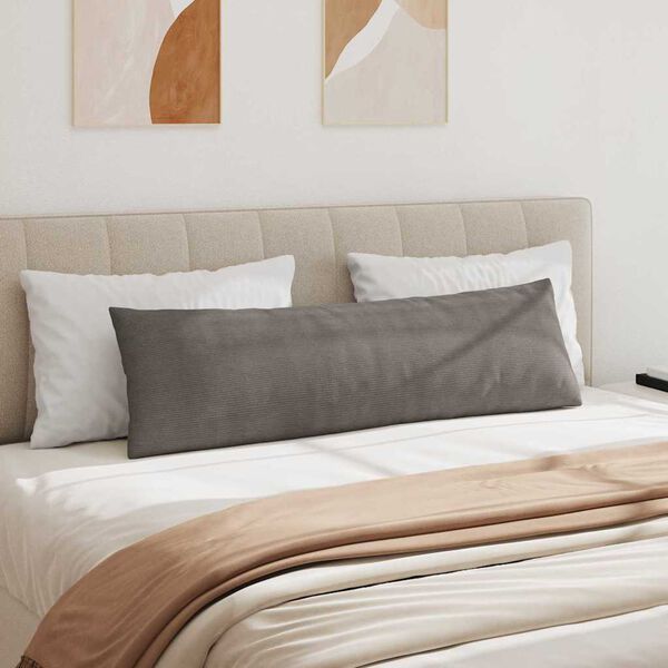 vidaXL Poduszki na sofę 2 pcs Jasnoszary 145 x 40 cm