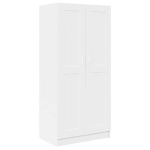 vidaXL Szafa, biała, 82,5x51,5x180 cm, materiał drewnopochodny
