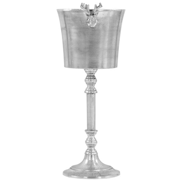 vidaXL Pojemnik do chłodzenia szampana, 39x29x71 cm, srebrny