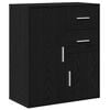 vidaXL Bufet Czarny Dąb 60 x 31 x 70 cm Drewno inżynieryjne