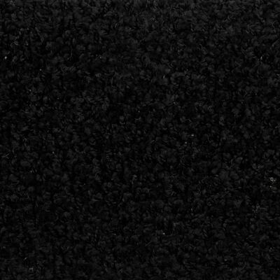 vidaXL Nakładki na schody, 10 szt., 65x21x4 cm, czarne