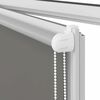 vidaXL Roleta zaciemniająca szara 110x210cm Szerokość tkaniny 105,7cm