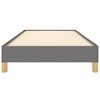 vidaXL Rama ł&oacute;żka bez materaca, ciemnoszara, 90x200 cm, obita tkaniną