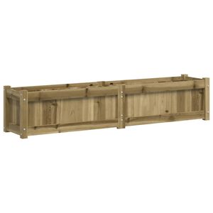 vidaXL Donica ogrodowa, 150x31x31 cm, impregnowane drewno sosnowe