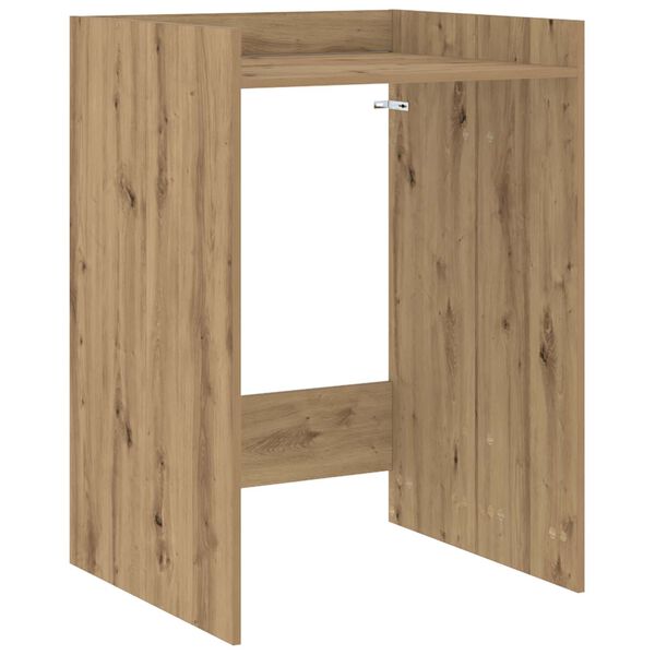 vidaXL Szafka na pralkę Dąb rzemieślniczy 67,5 x 62 x 97 cm