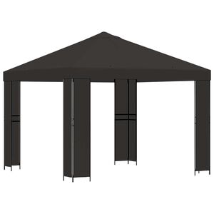 vidaXL Altana 3 x 3 m antracytowy Poliester i Stal 190 gsm