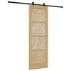 vidaXL Drzwi przesuwne ORKDAL 73,5 x 211 cm Lite drewno sosnowe