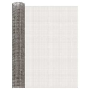 vidaXL Siatka ekranowa 80 x 200 cm 3 Mesh Stal nierdzewna 201 srebrny