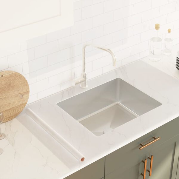 vidaXL Samoprzylepna okleina meblowa, przezroczysta, 90x500 cm, PVC