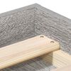 vidaXL Rama ł&oacute;żka, szary dąb sonoma, 160x200 cm