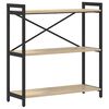 vidaXL P&oacute;łka na książki 80 x 30 x 85 cm Drewno inżynieryjne Dąb Sonoma