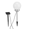 HI Solarna lampa kulista LED do ogrodu, obrotowa, 15 cm