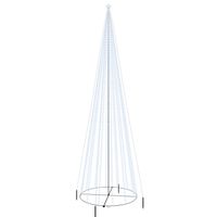 vidaXL Choinka stożkowa, 1134 zimnych białych LED, 230x800 cm