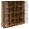 vidaXL Highboard 2 pcs Stare drewno 68 x 37 x 142 cm
