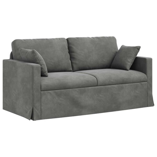 vidaXL Sofa Ciemnoszary