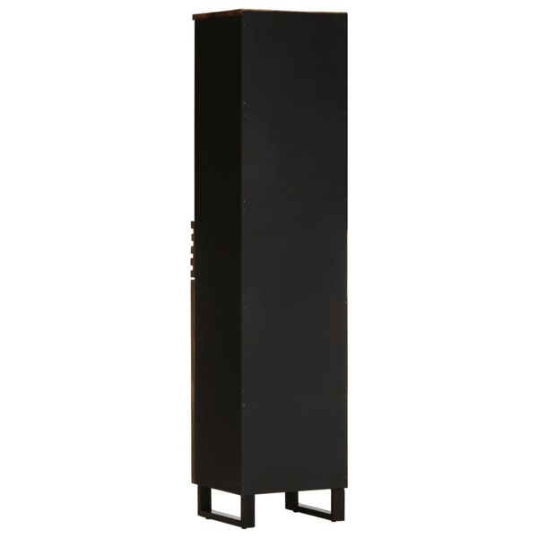 vidaXL Szafka, 38x34x160 cm, lite drewno akacjowe