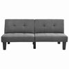 vidaXL Sofa Ł&oacute;żko Jasnoszary 162 x 88 x 36 cm tkanina