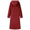 vidaXL Bluza-koc Bordeaux Czerwony l Flanela