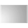 vidaXL Lustro łazienkowe LED przezroczysty 90 x 60 cm szkło hartowane