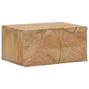 vidaXL Ręcznie wykonana szafka nocna Brąz teakowy 40 x 30 x 20 cm