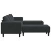vidaXL Sofa do salonu 3 pcs Czarny