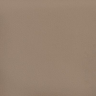 vidaXL Panele ścienne, 12 szt., cappuccino, 90x15 cm, sztuczna skóra