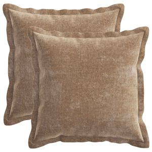 vidaXL Poszewka na poduszkę 2 szt. HOUTEN brązowy 30 x 30 cm