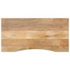 vidaXL Blat biurka, z wycięciem, 140x60x2,5 cm, surowe drewno mango