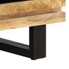 vidaXL Stolik kawowy, 80x55x40 cm, surowe lite drewno mango