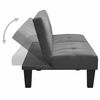vidaXL Sofa Ł&oacute;żko Jasnoszary 162 x 88 x 36 cm tkanina
