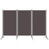 vidaXL Parawan 3-panelowy, antracytowy, 260 x 180 cm