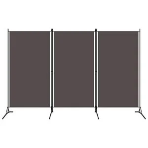 vidaXL Parawan 3-panelowy, antracytowy, 260 x 180 cm