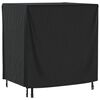 vidaXL Pokrowce na meble ogrodowe, 2 szt., czarne 116x100x120 cm