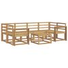 vidaXL Zestaw sof na zewnątrz 7 pcs Biały 59 x 59 x 37 cm