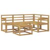 vidaXL Zestaw sof na zewnątrz 5 pcs Biały 59 x 59 x 37 cm