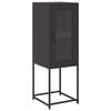 vidaXL Komoda Czarna 36x39x107 cm Stal walcowana na zimno