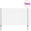 vidaXL Ogrodzenie z słupkiem Zielony 1,6 x 10 m Stal i PVC
