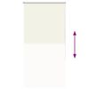 vidaXL Roleta zaciemniająca Off White 70x150 cm Szerokość tkaniny