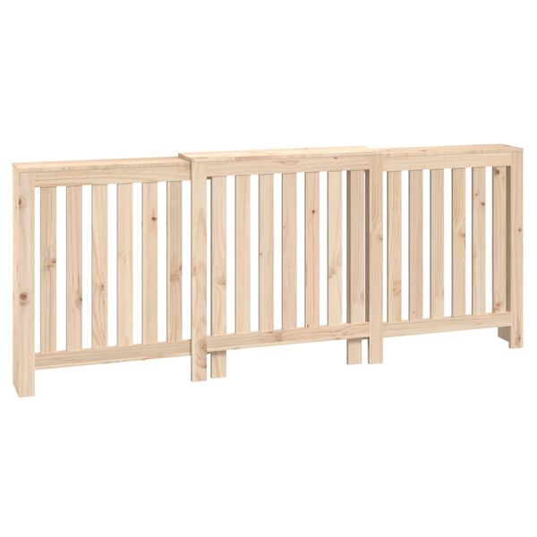 vidaXL Osłona grzejnika, 210x21x85 cm, lite drewno sosnowe