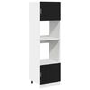 vidaXL Szafka wisząca Czarny Dąb 60 x 57 x 207 cm Drewno inżynieryjne
