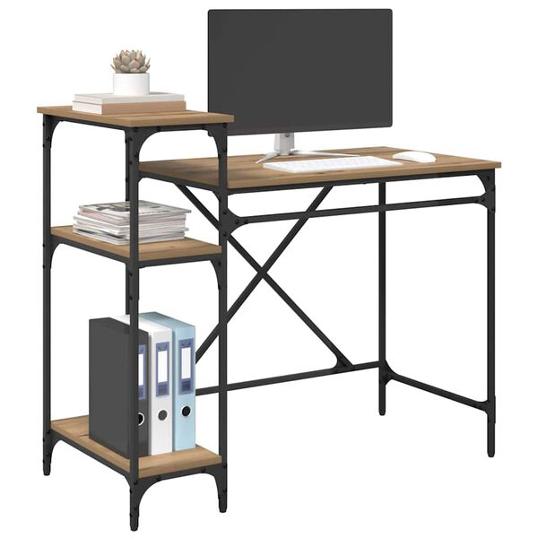 vidaXL Biurko Dąb rzemieślniczy 105 x 50 x 90 cm