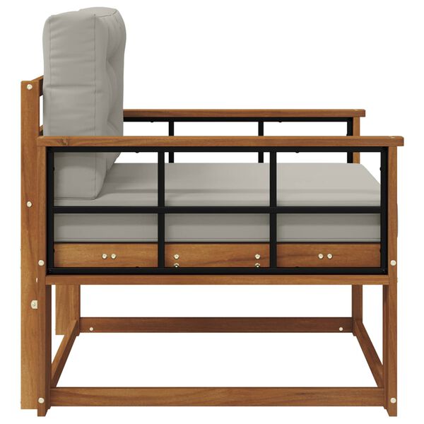 vidaXL Środkowa sofa ogrodowa Lite Drewno Akacji Naturalny