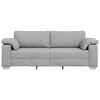 vidaXL Sofa Szary chmur 219 x 77 x 82 cm tkanina