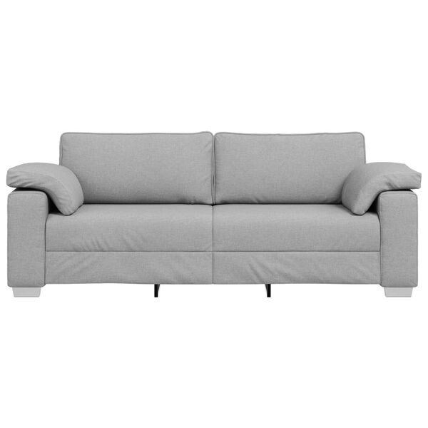 vidaXL Sofa Szary chmur 219 x 77 x 82 cm tkanina