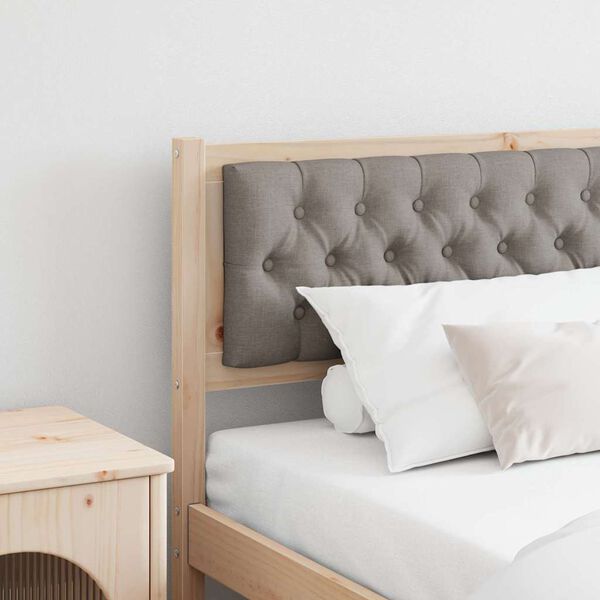 vidaXL Zagł&oacute;wek Inny Brązowy i taupe 200 cm Lite drewno sosnowe