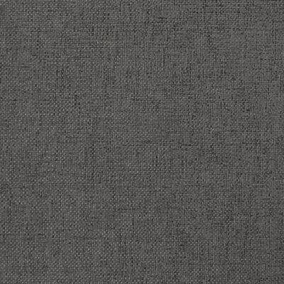 vidaXL Podnóżek, ciemnoszary, 45x29,5x35 cm, obity tkaniną