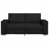 vidaXL Sofa Czarny 180 x 80 x 84 cm tkanina