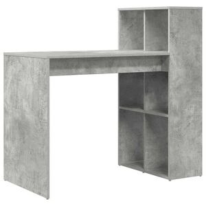 vidaXL Biurko Betonowy szary Drewno inżynieryjne 108 x 55 x 103.5 cm