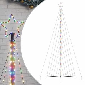 vidaXL Choinka LED 789 LED Kolorowa 476 cm